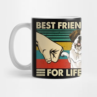 Paw-some Peaks St. Bernard Pride, Tee Best Friends For Life Mug